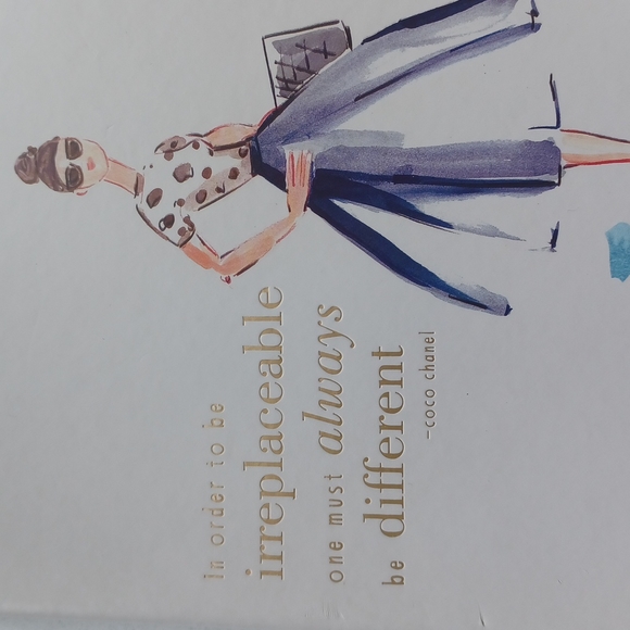 Eccolo Other - ÈCCOLO world traveler Coco Chanel Quote Lined Journal Notebook